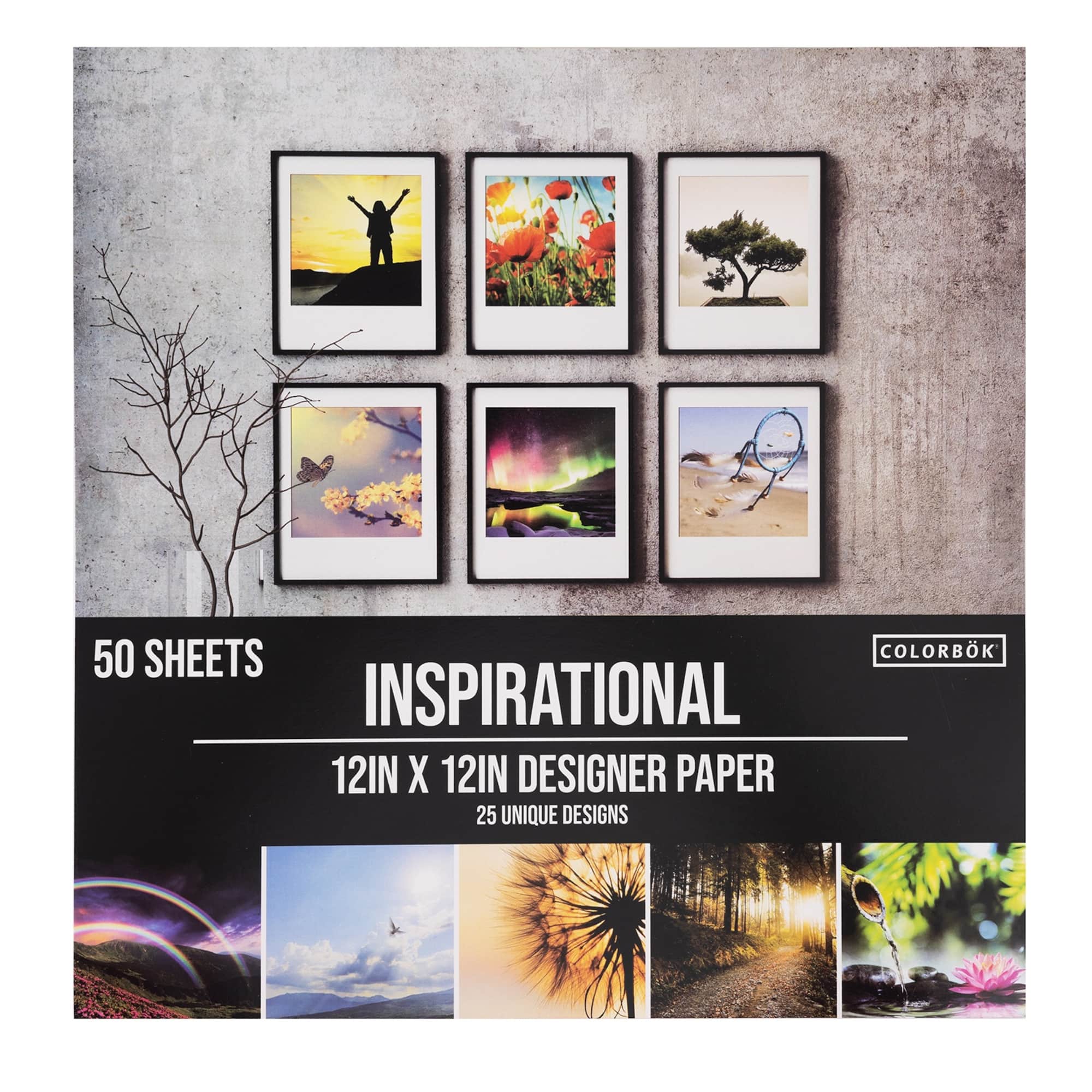 Colorbok® Inspirational 12" x 12" Paper, 50 Sheets